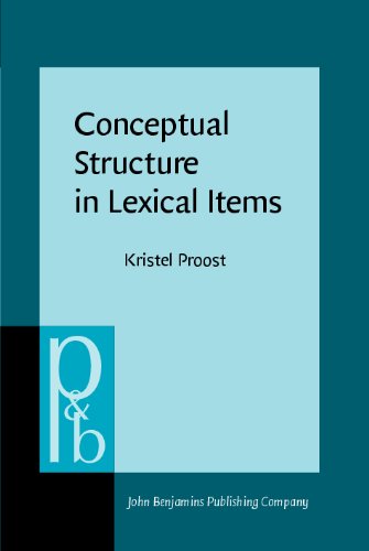 Conceptual Structure In Lexical Items The Lexicalisation Of Communication Concepts In English German And Dutch 168th Edition Kristel Proost