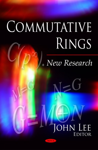 Commutative Rings New Research John Lee
