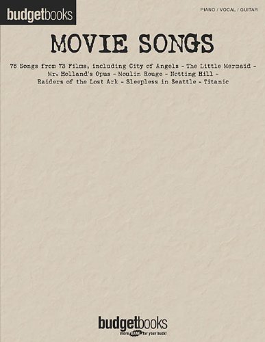 Movie Songs 76 Songs From 73 Films Budget Books Hal Leonard Corp