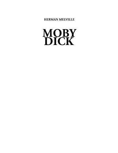 Moby Dick Herman Melville