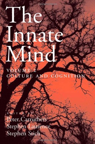 The Innate Mind Volume 2 Culture And Cognition Evolution And Cognition Series Peter Carruthers