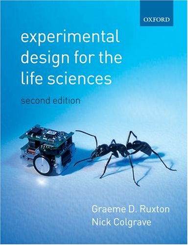 Experimental Design For The Life Sciences 2nd Edition Graeme D Ruxton