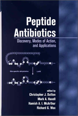 Peptide Antibiotics Discovery Modes Of Action And Applications 1st Edition Christopher Dutton Editor