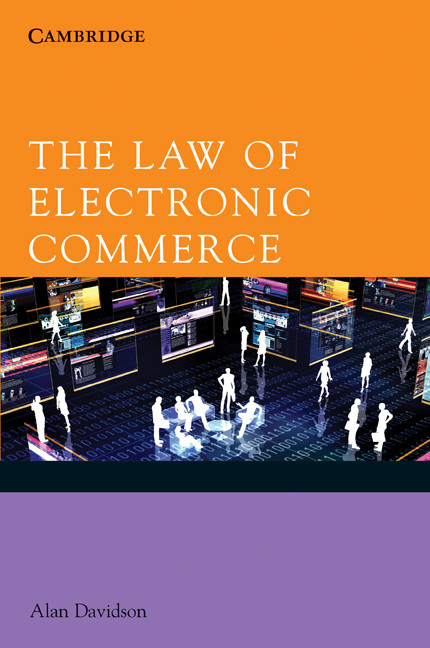 The Law Of Electronic Commerce 1st Edition Alan Davidson