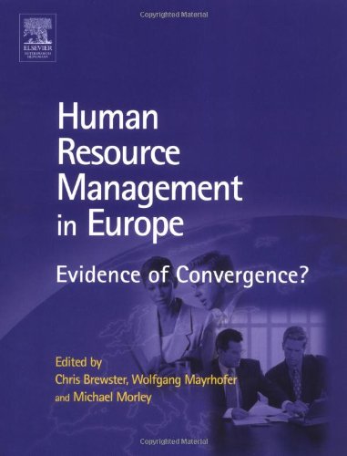 Hrm In Europe Evidence Of Convergence 1st Edition Chris Brewster