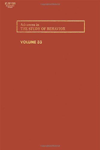 Advances In The Study Of Behavior 33 1st Edition Peter Jb Slater