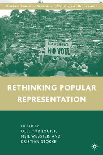 Rethinking Popular Representation Palgrave Studies In Governance Security And Development Olle Trnquist