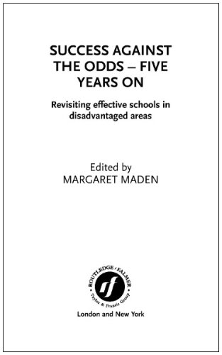 Success Against The Odds Five Years On Revisiting Effective Schools In Disadvantaged Areas 2 Sub Margaret Maden