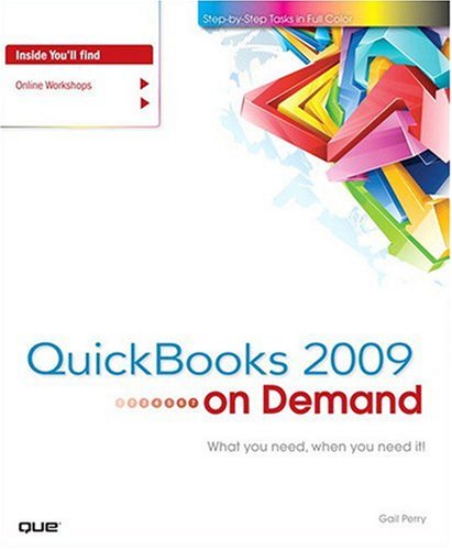 Quickbooks 2009 On Demand 1st Edition Gail Perry Laura Madeira
