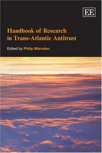 Handbook Of Research In Transatlantic Antitrust Kindle Philip Marsden