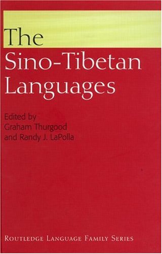 Sinotibetan Languages G Thurgood