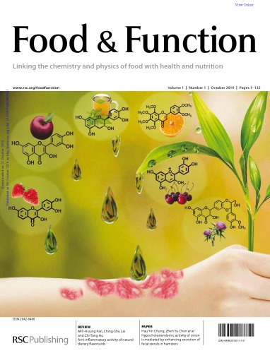 Food Function Vol 01 No 01 October 2010 Williamson G Etal Eds