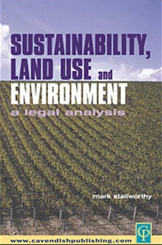 Sustainability Land Use And The Environment 1st Edition Stallworthy