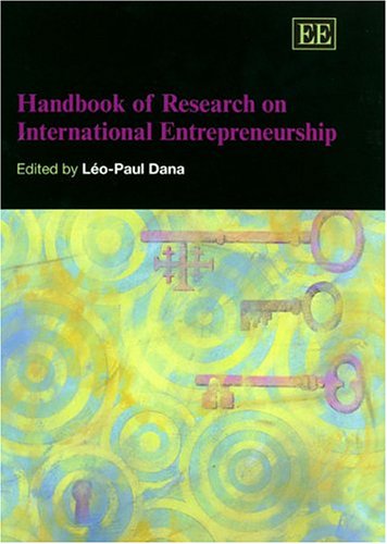 Handbook Of Research On International Entrepreneurship Elgar Original Reference Leo Paul Dana