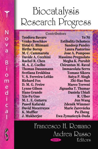 Biocatalysis Research Progress 1st Edition Francesco H Romano