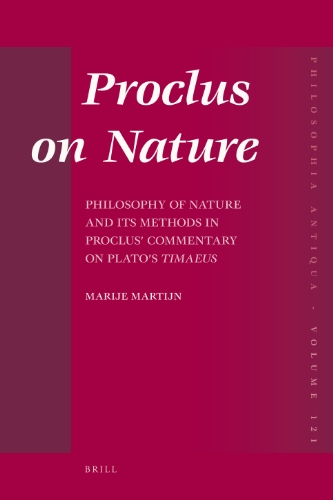 Proclus On Nature Kindle Marije Martijn