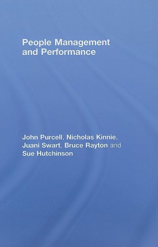 People Management And Performance 1st Edition John Purcell