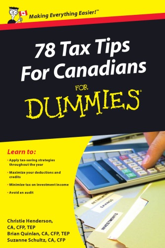 78 Tax Tips For Canadians For Dummies Christie Henderson Brian Quinlan