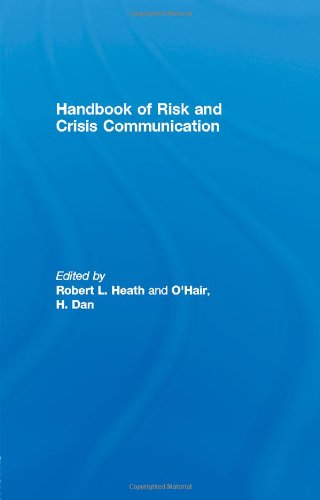Handbook Of Risk And Crisis Communication Routledge Communication Series Robert L Heath