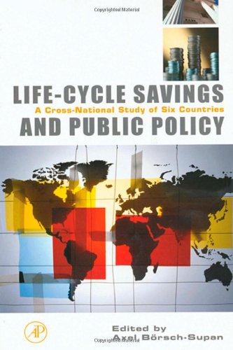 Lifecycle Savings And Public Policy Kindle Axel Brsch Supan