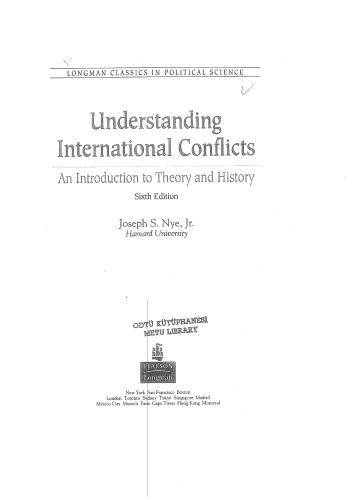 Understanding International Conflicts Kindle Joseph S Nye