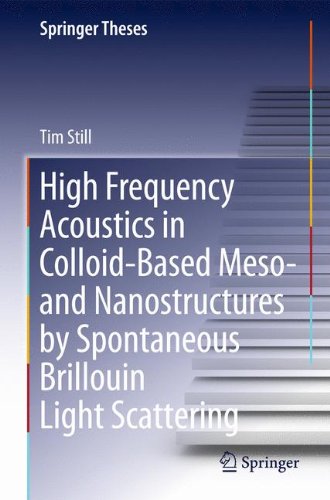 High Frequency Acoustics In Colloidbased Meso And Nanostructures By Spontaneous Brillouin Light Scattering 1st Edition Tim Still Auth