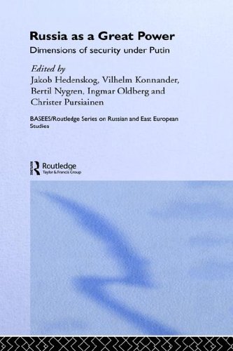 Russia As A Great Power Basees Routledge Series On Russian And East European Studies 1st Edition Jakob Hedenskog