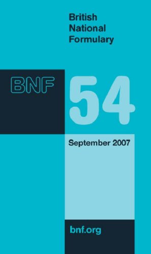 British National Formulary Bnf 54 September 2007 54th Edition Dinesh K Mehta