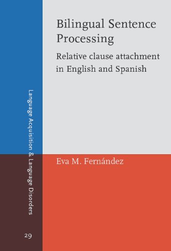 Bilingual Sentence Processing Relative Clause Attachment In English And Spanish Eva M Fernndez