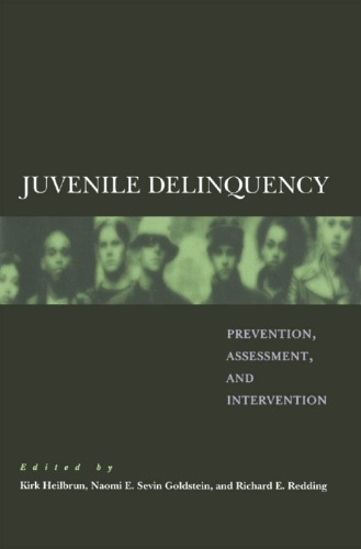 Juvenile Delinquency Prevention Assessment And Intervention Kirk Heilbrun