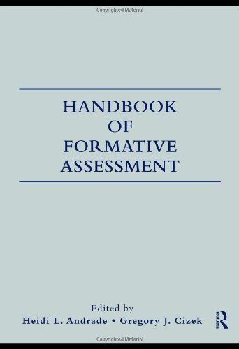 Handbook Of Formative Assessment 1st Edition Heidi Andrade Gregory J Cizek