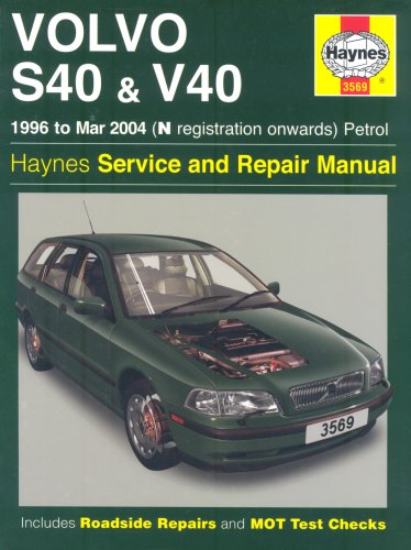 Volvo S40 And V40 Petrol 19962004 March N Registration Onwards Haynes Service And Repair Manuals 2rev Ed Mark Coombs