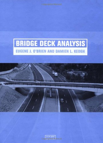 Bridge Deck Analysis Kindle Damien L Keogh Eugene O Brien