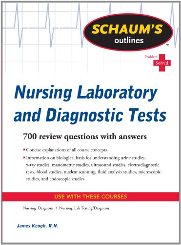 Schaums Outline Of Nursing Laboratory And Diagnostic Tests Schaums Outline Series 1st Edition James Keogh