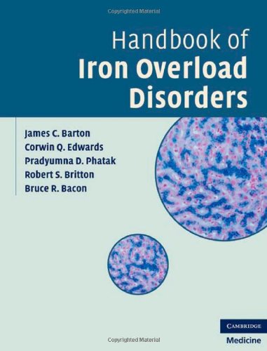 Handbook Of Iron Overload Disorders 1st Edition James C Barton