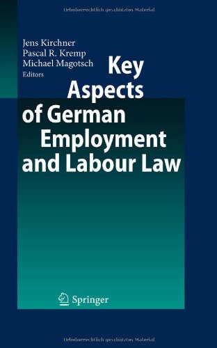 Key Aspects Of German Employment And Labour Law 1st Edition Jens Kirchner