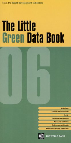 Little Green Data Book 2006 Environmental Conservation Protection 1st Edition Suzie Guthridge