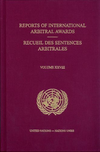 Reports Of International Arbitral Awards Volxxviii Harmap Bl United Nations