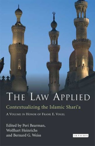The Law Applied Contextualizing The Islamic Sharia Peri Bearman