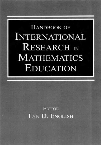 Handbook Of International Research In Mathematics Education 1st Edition Lyn D English