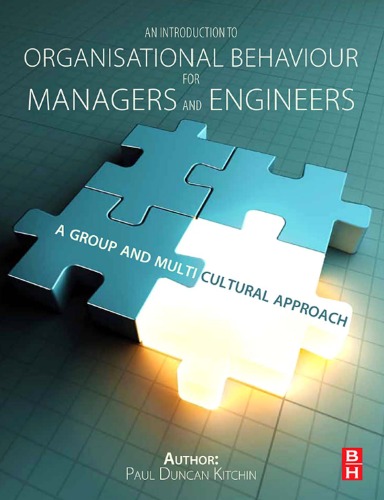 An Introduction To Organisational Behaviour For Managers And Engineers Kindle Duncan Kitchin