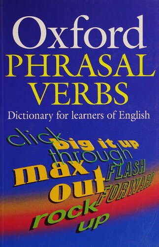 Oxford Phrasal Verbs Dictionary For Learners Of English 2nd Edition Varios Autores