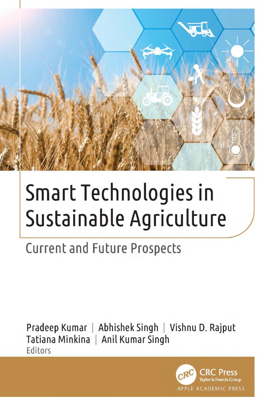 Smart Technologies In Sustainable Agriculture Current And Future Prospects Pradeep Kumar
