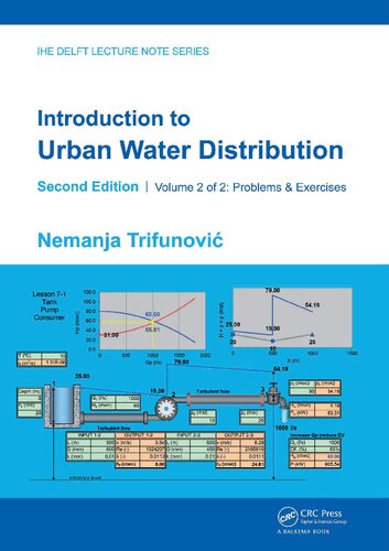 Introduction To Urban Water Distribution Second Edition Problems Exercises 2nd Edition Nemanja Trifunovic