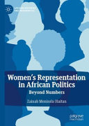 Womens Representation In African Politics Zainab Monisola Olaitan