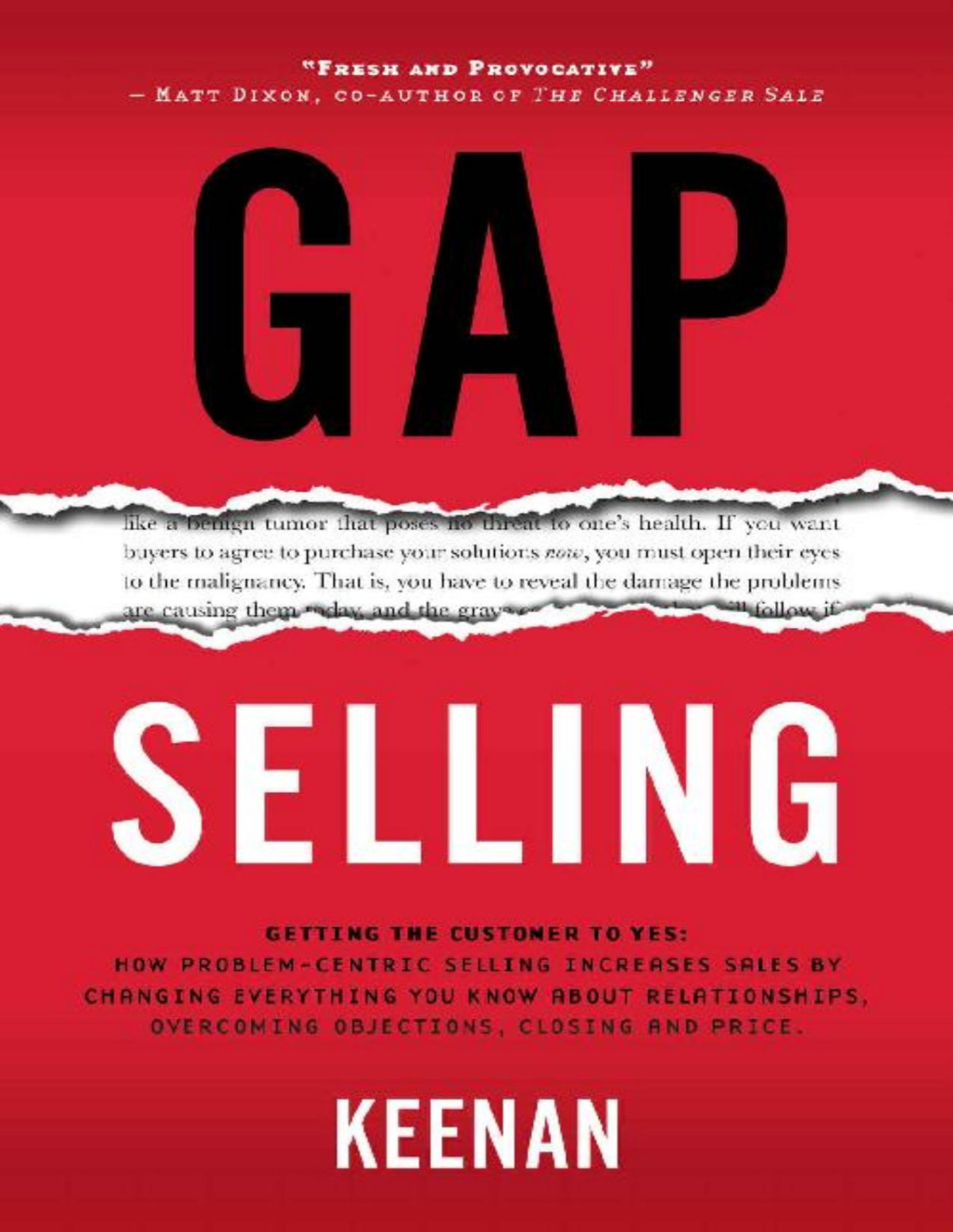 Gap Selling Keenan
