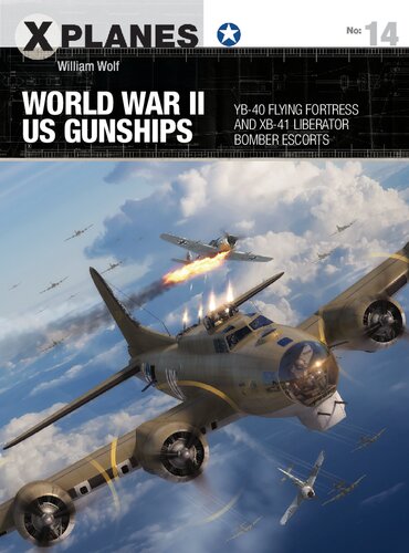 World War Ii Us Gunships Yb40 Flying Fortress And Xb41 Liberator Bomber Escorts Book William Wolf