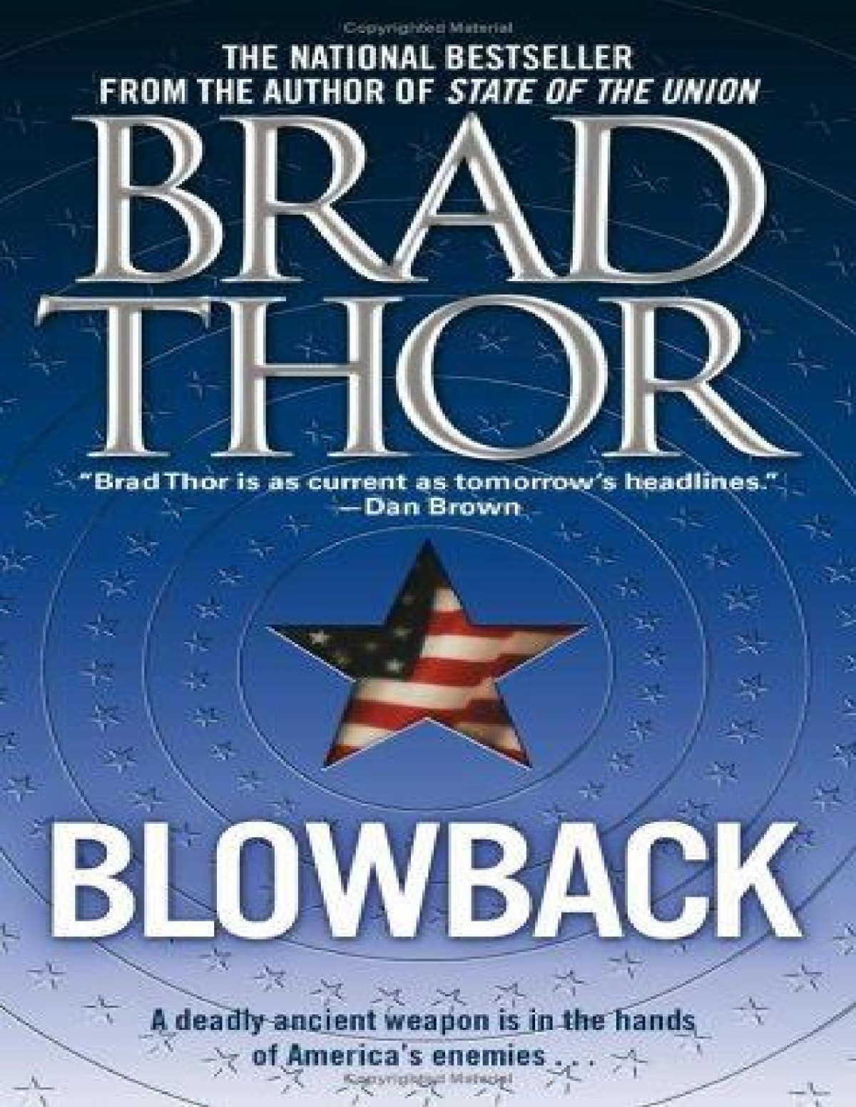 Blowback A Thriller Brad Thor
