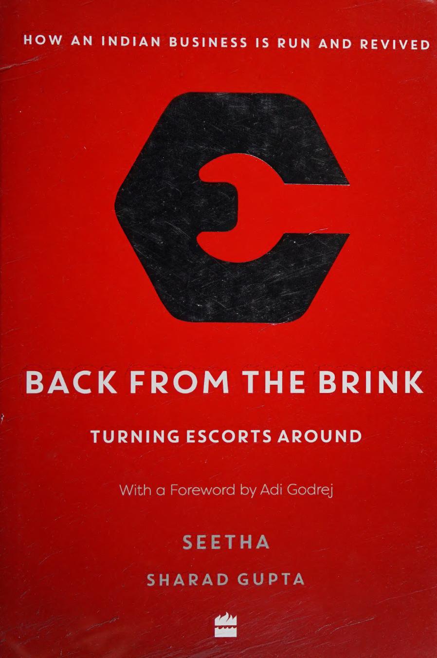 Back From The Brink Turning Escorts Around Seetha And Sharad Gupta