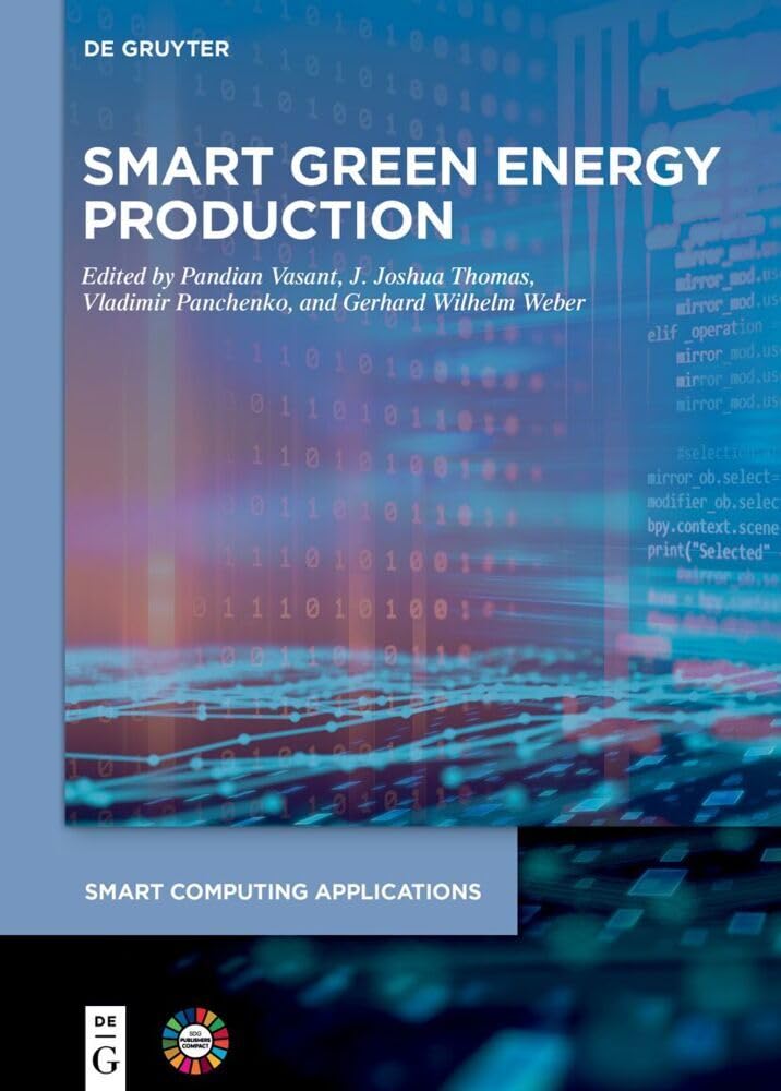 Smart Green Energy Production 1st Edition Pandian Vasant Gerhardwilhelm Weber